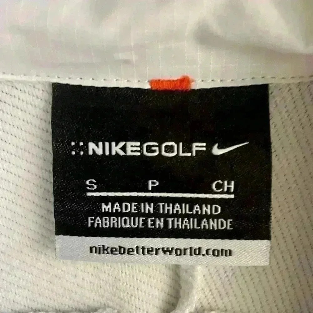 Nike Golf Dri-fit Pullover Windbreaker with hidden hat. Size Small - Picture 5 of 9